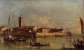 Vue de l’île de San Michele près de Murano Venise Francesco Guardi vénitien